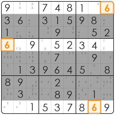 sudoku hidden pairs